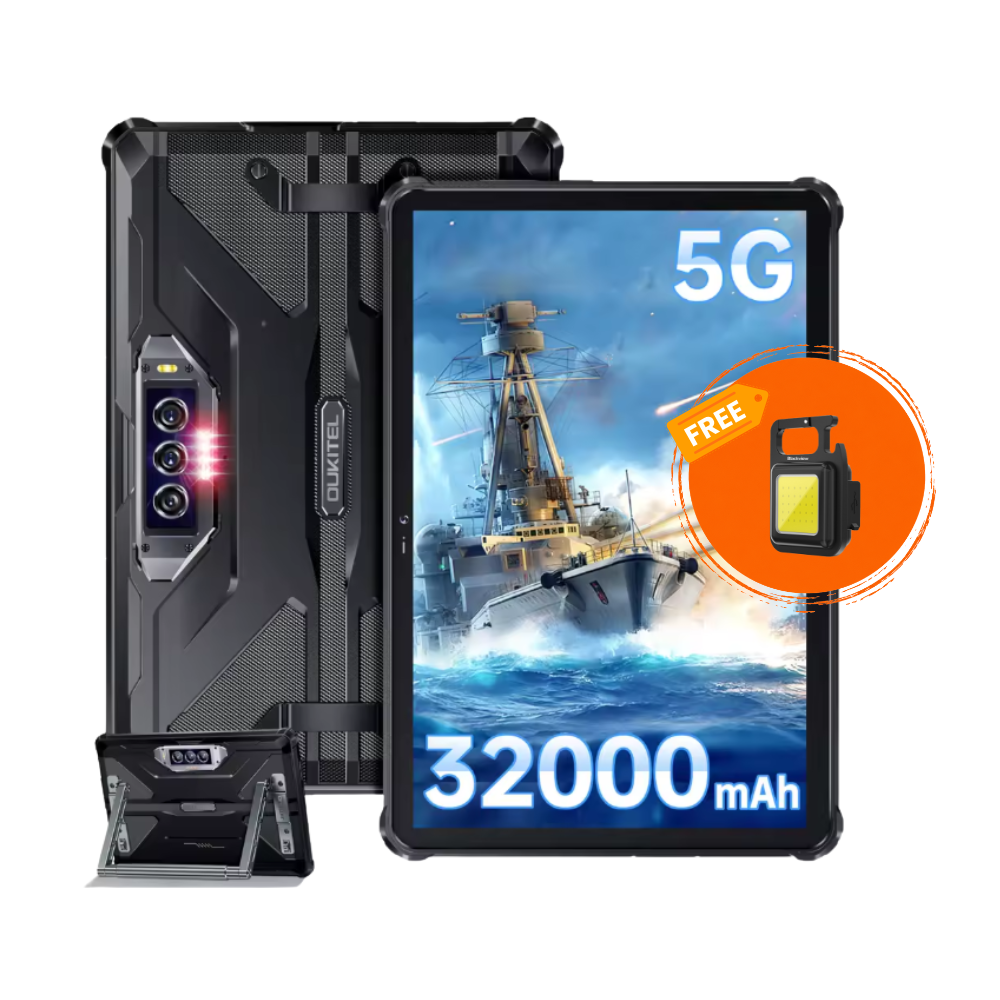 Oukitel RT7 Tablet 5G | IP68 IP69K + Tragbare Campinglampe