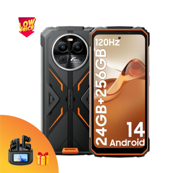 Blackview BV8100 | 24 GB RAM 256 GB ROM - 170 Lumen Laterne