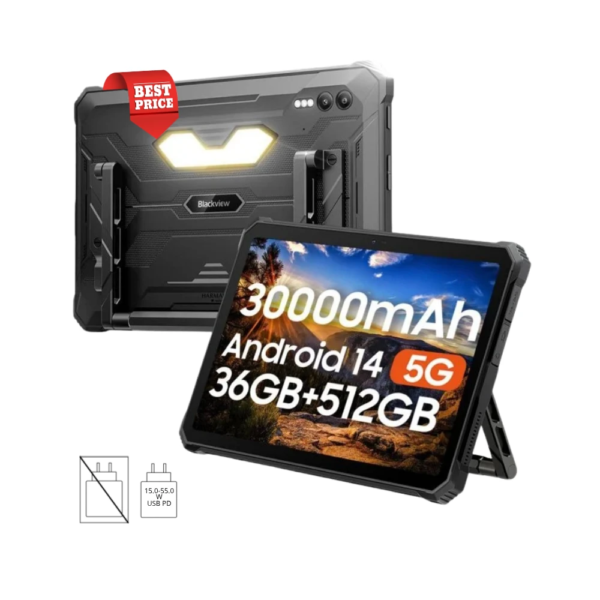 Blackview Active 10 Pro 5G Tablet - Taschenlampe | 36 GB RAM 256 GB ROM