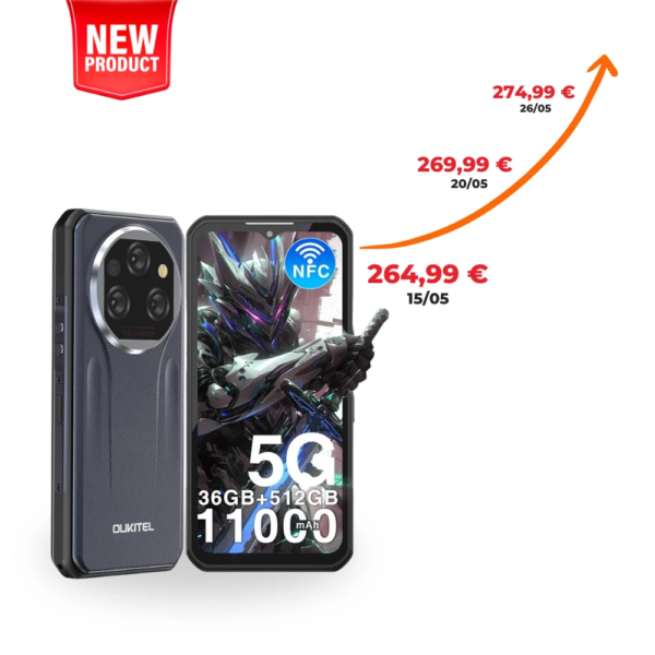 Oukitel WP39 Pro 5G | 36 GB RAM + 512 GB ROM