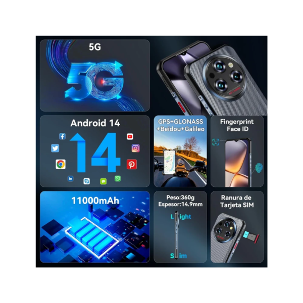 Oukitel WP35 Pro 5G | 36 GB RAM + 512 GB ROM – Bild 5