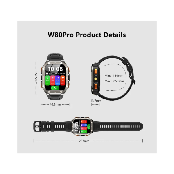 Blackview W80 Pro - Smartwatch – Bild 4