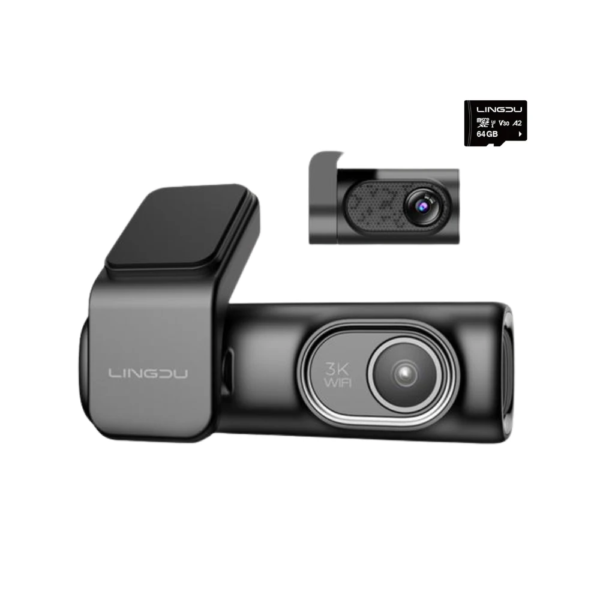 LINGDU D200 Pro Autokamera mit 3K Aufnahme, 0.96" Display – Bild 2