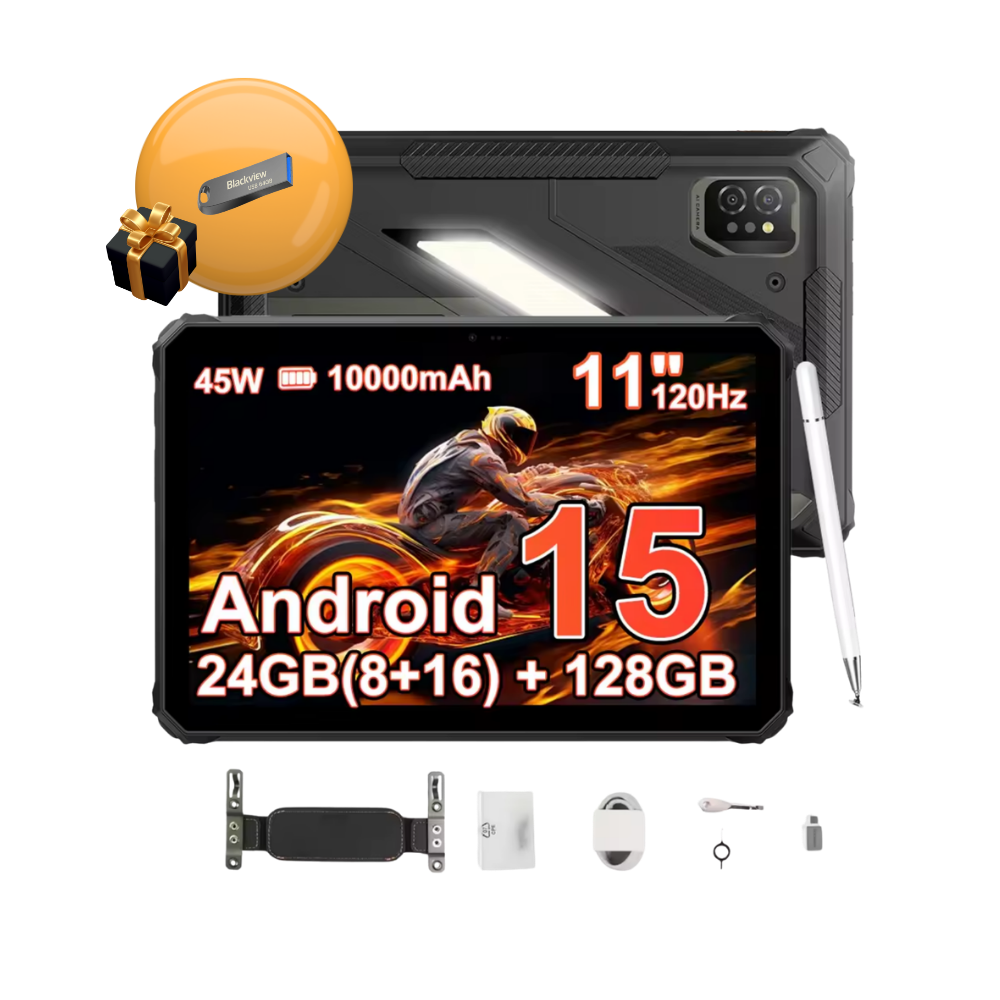 Tablet Blackview Active 7: Robustes Tablet mit Taschenlampe