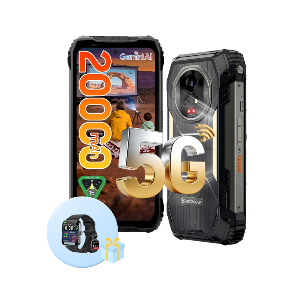 Blackview Xplore 2 mit Projektor: eSIM + Mini Bluetooth Speaker