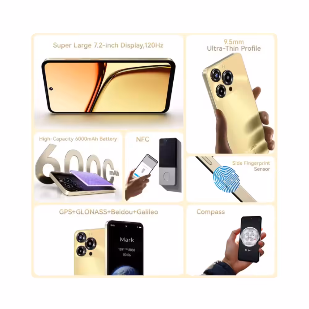 Oukitel C69 8GB/256GB Smartphone 7,2" 120Hz 64MP 6000mAh – Bild 4