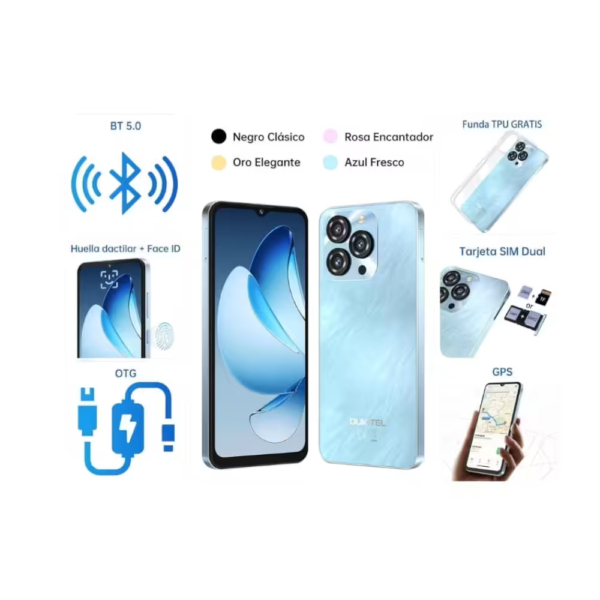 Oukitel C3 4GB/128GB Smartphone 4G Dual SIM 6,52