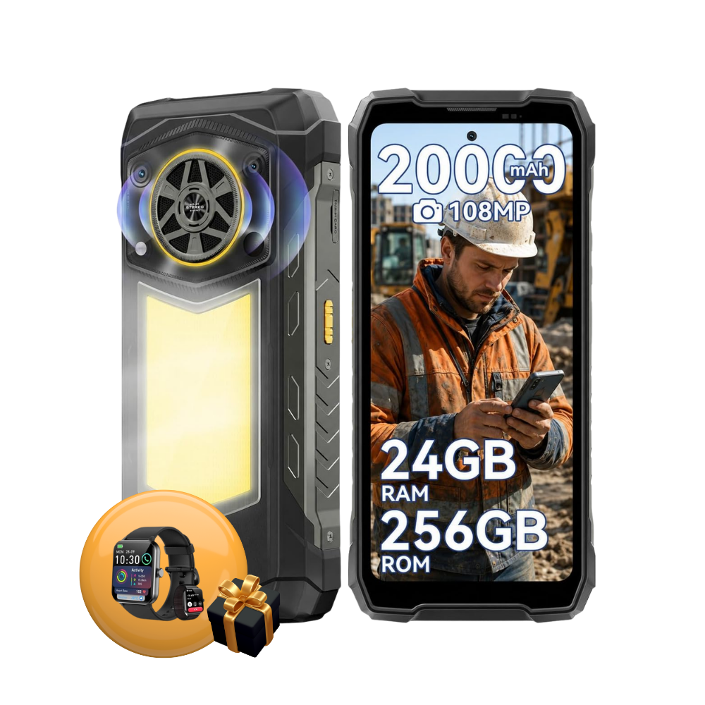 Blackview ROCK 5 | Leistungsstarke Taschenlampe und großer Akku